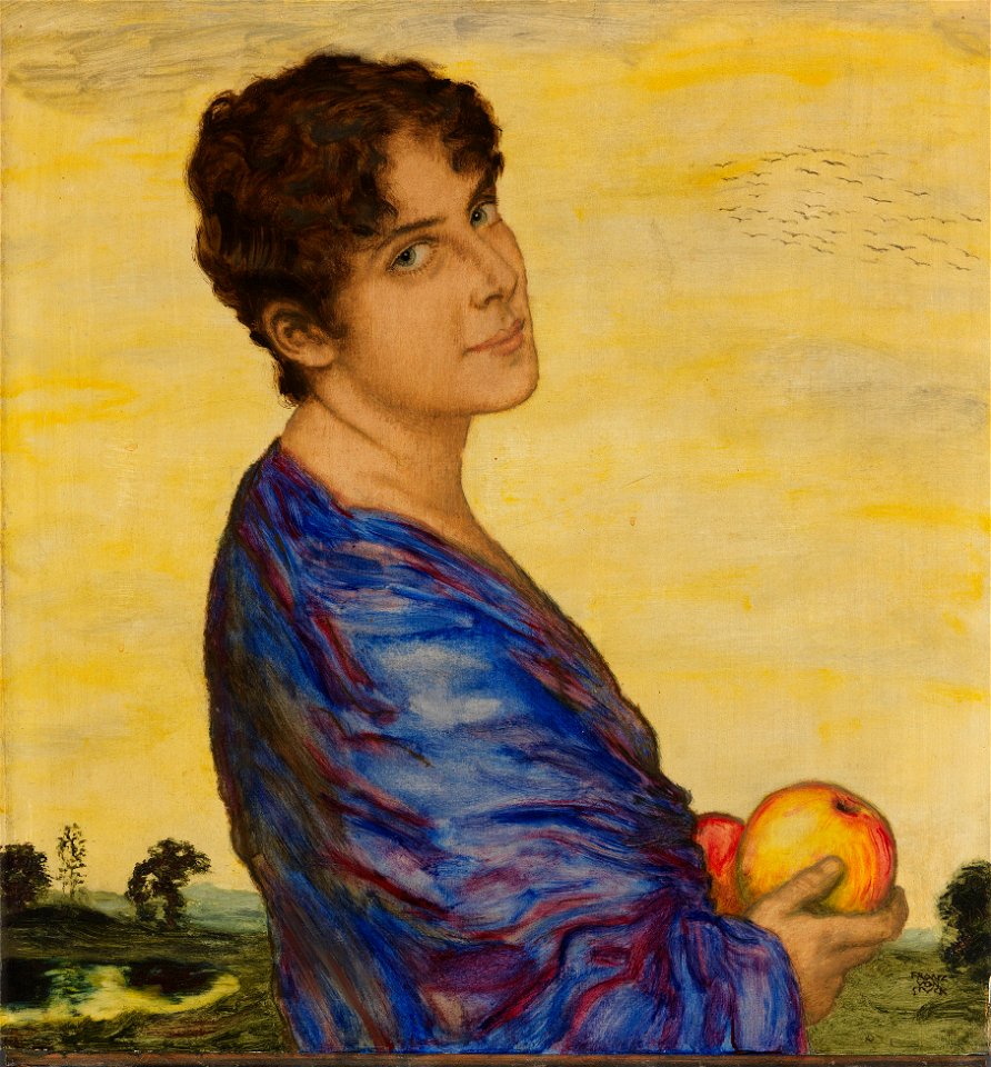 Franz von Stuck Porträt Frau von Stuck ca1914