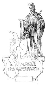 Franz von Bayros Ex libris Franz Winter