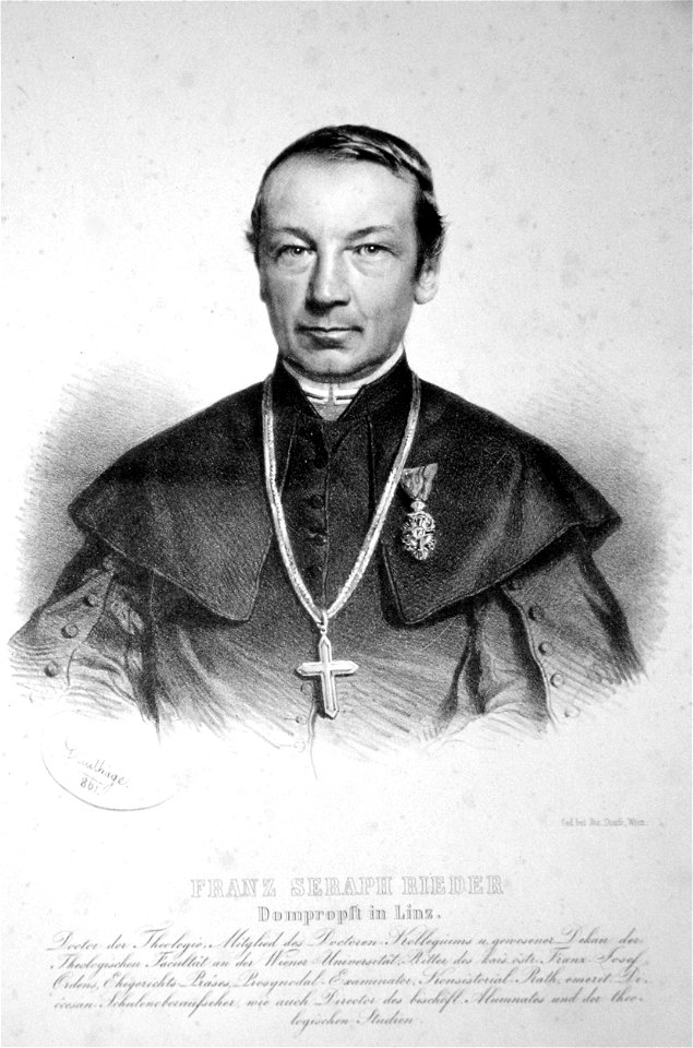 Franz Seraph Rieder Litho