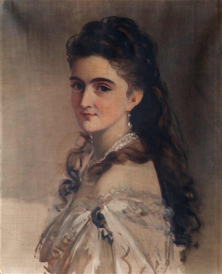 Franz Schrotzberg - Sidonie Schrotzberg, geb. Stohl, die zweite Gattin des Künstlers - 7197 - Österreichische Galerie Belvedere