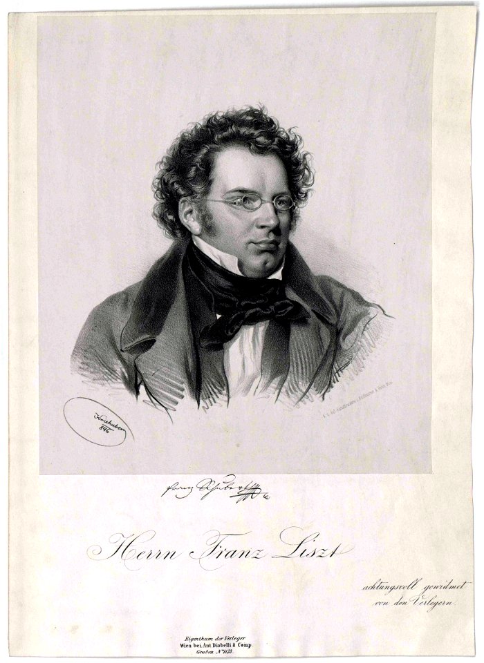 Franz Schubert Litho