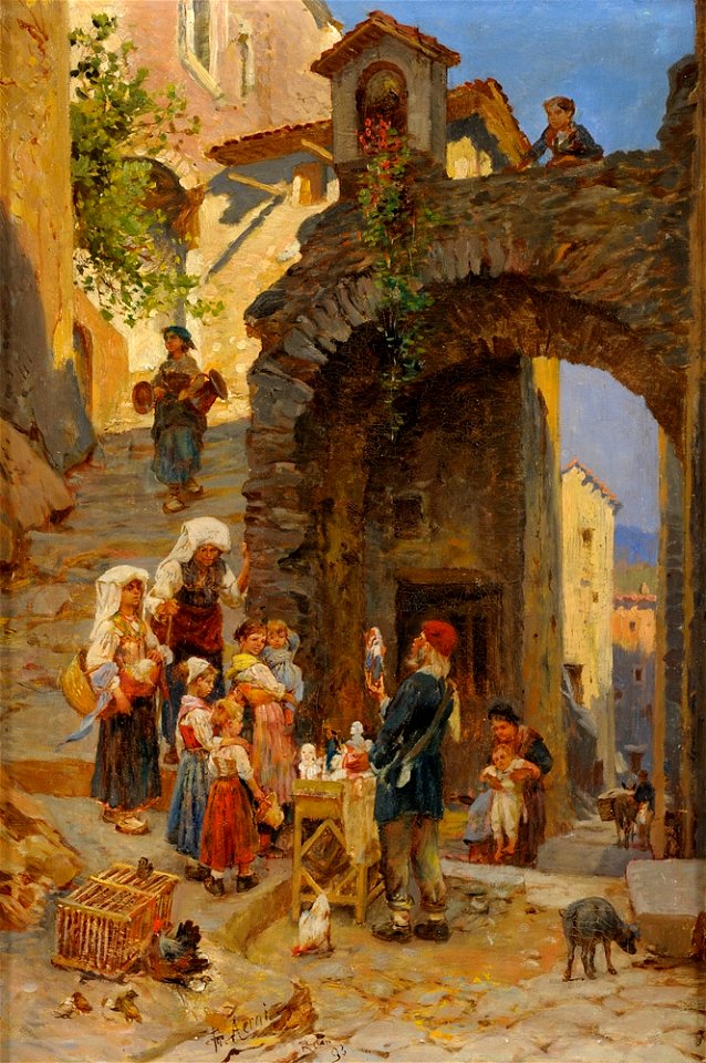 Franz Theodor Aerni Römischer Spielwarenhändler 1893