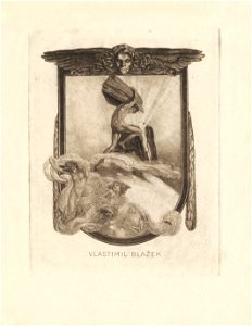 Franz von Bayros Ex libris Vlastimil Blazek