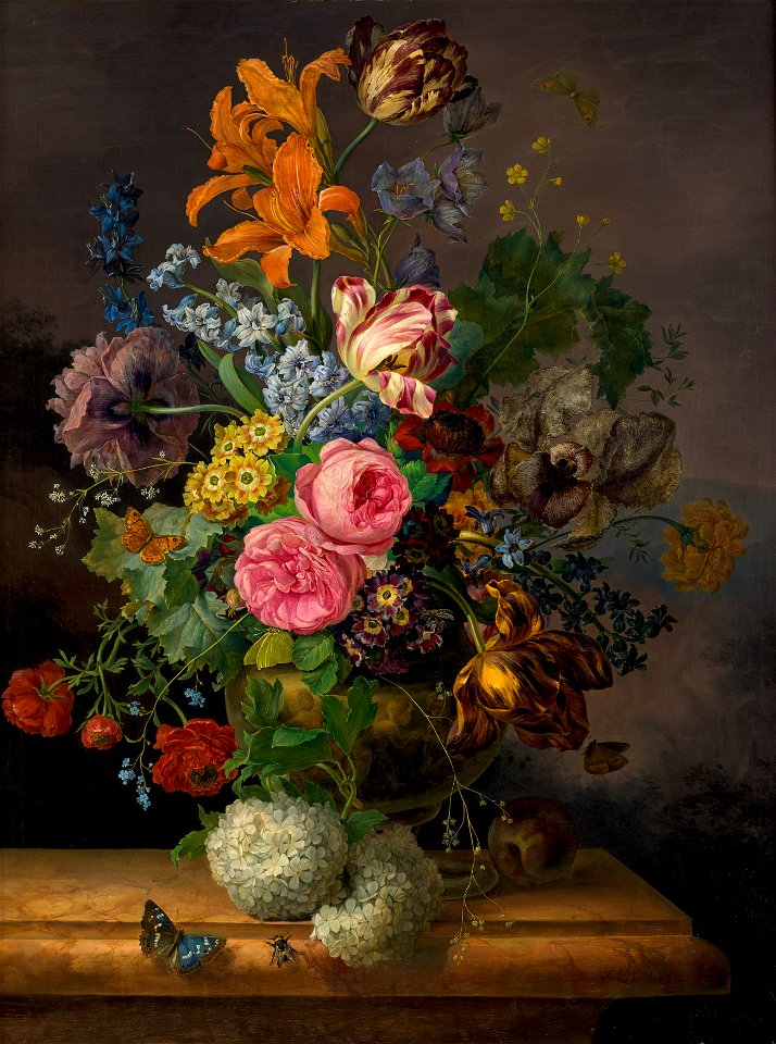 Franz Xaver Gruber - Blumenstück - 3043 - Kunsthistorisches Museum