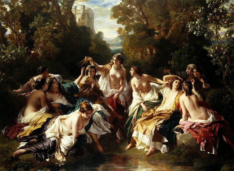 Franz Xaver Winterhalter (1805-73) - Florinda - RCIN 404860 - Royal Collection