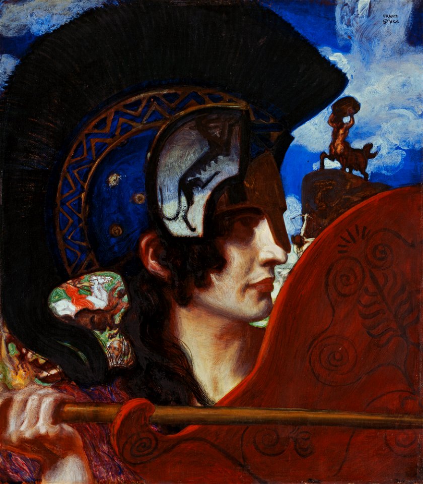 Franz von Stuck - Kämpfende Amazone - S 148 - Lenbachhaus