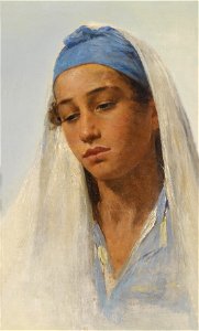 Franz Xaver Kosler (attr) Bildnis eines Beduinenmädchens