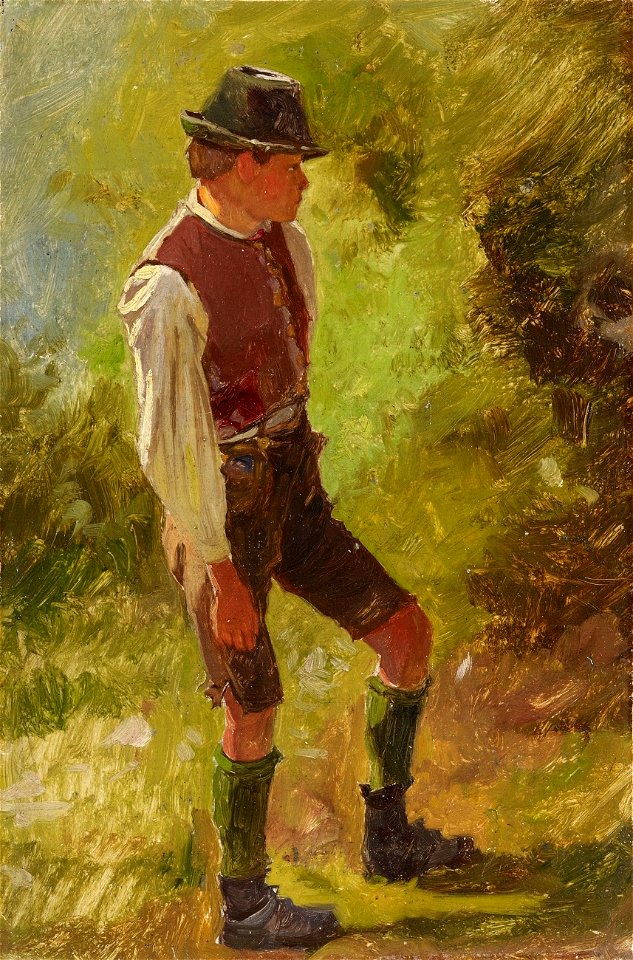 Franz von Defregger Hirtenbub