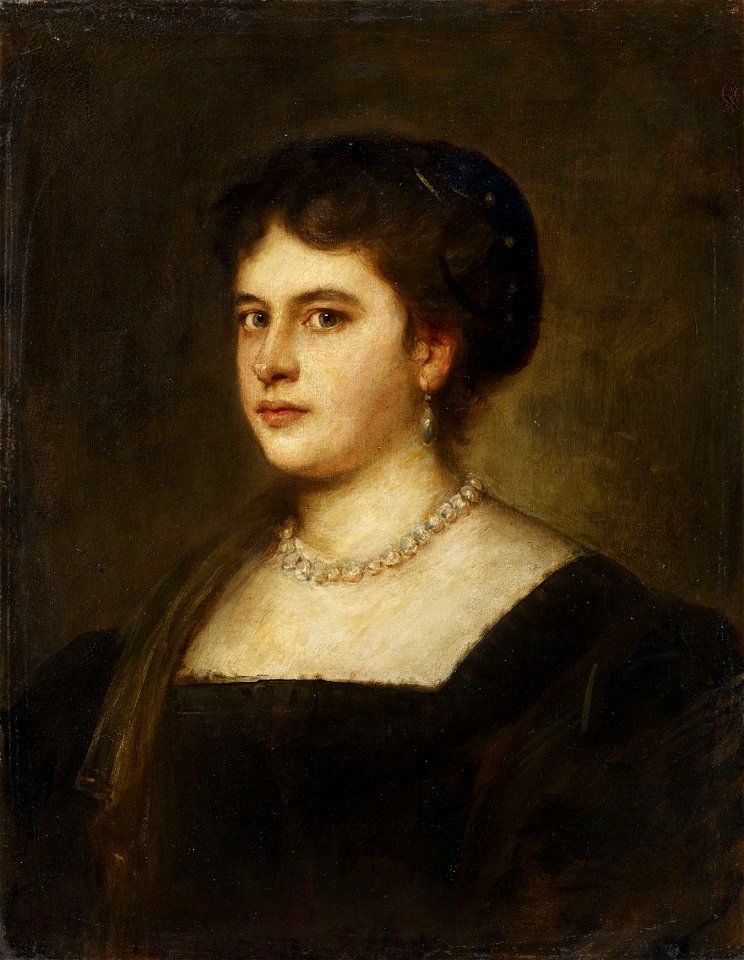 Franz von Lenbach Bildnis Lenbach Magdalena 1867