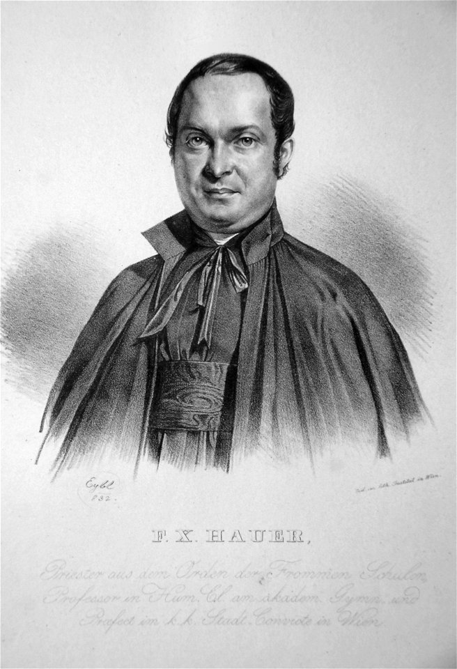 Franz Xaver Hauer Litho