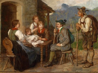 Franz von Defregger Salon-Tiroler 1916