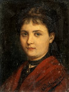 Franz von Defregger Porträtstudie (Dirndl)