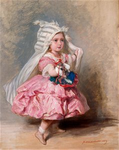 Franz Xaver Winterhalter (1805-73) - Princess Beatrice (1857-1944), later Princess Henry of Battenburg - RCIN 400884 - Royal Collection