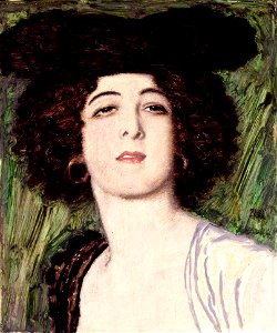 Franz von Stuck-Die Tänzerin Saharet, um 1906