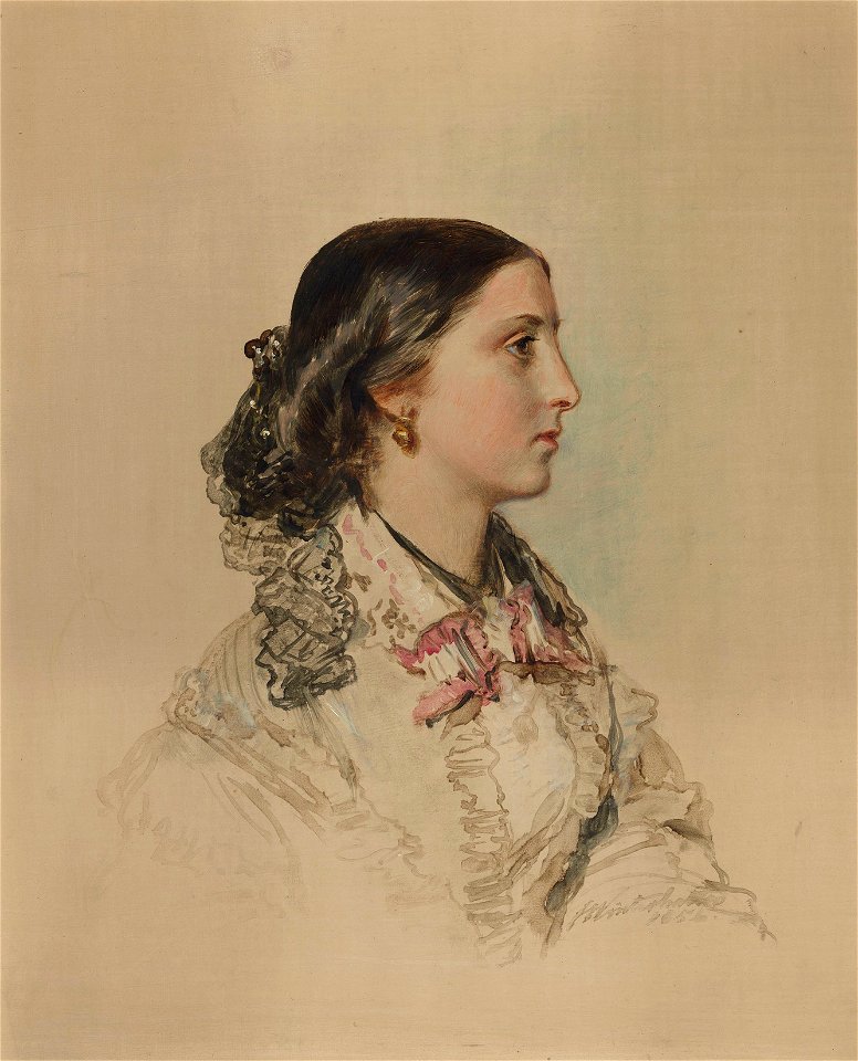 Franz Xaver Winterhalter (1805-73) - Emily Cathcart (1834-1917) - RCIN 400753 - Royal Collection