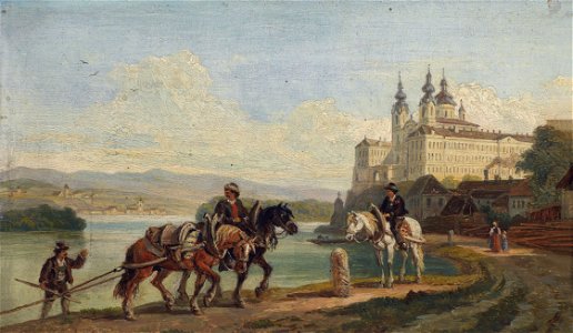 Franz Xaver Reinhold Blick auf Melk