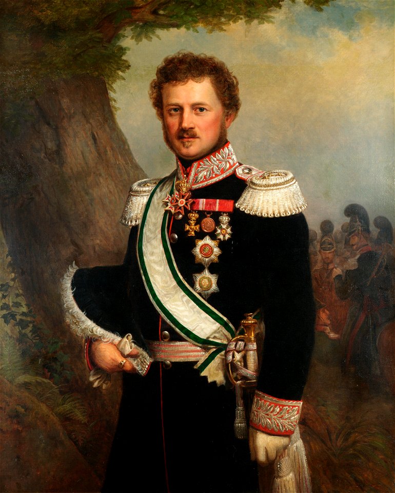 Franz Xaver Winterhalter (circle) Prinz Emil von Hessen und bei Rhein