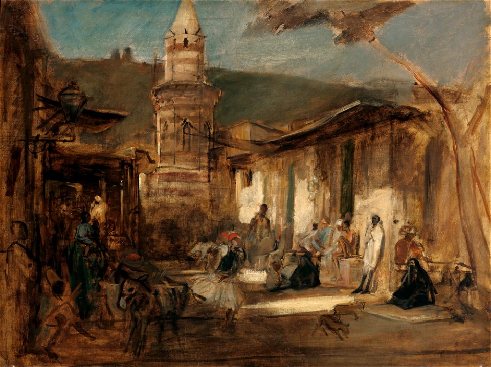 Franz von Lenbach - Straße in Kairo - L 769 - Lenbachhaus