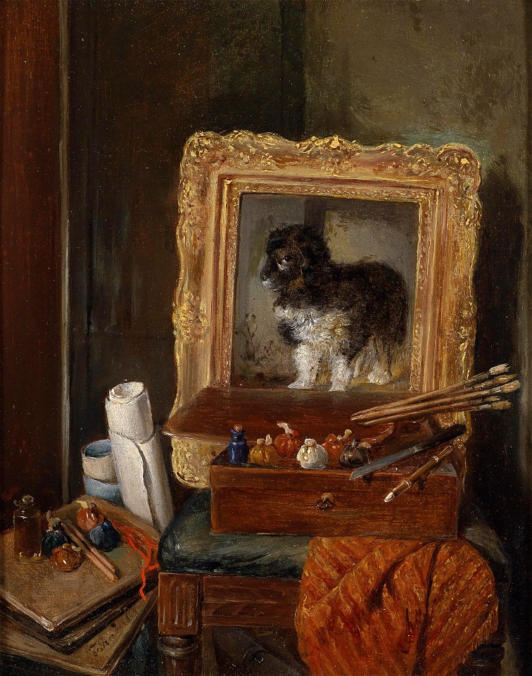 Franz Xaver Gruber Im Atelier des Malers 1844