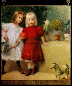 Franz von Matsch - Hilda und Franzi von Matsch, die Kinder des Künstlers - 6205 - Österreichische Galerie Belvedere
