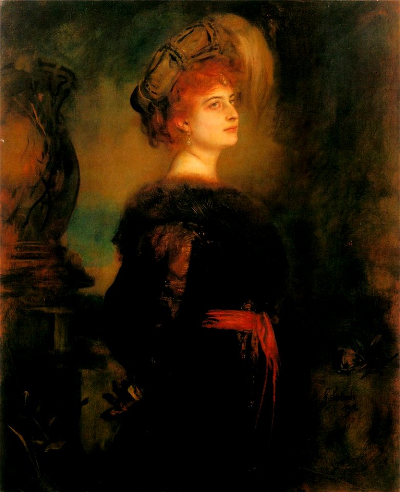 Franz von Lenbach - Lily Merk 1902, Suermondt-Ludwig-Museum