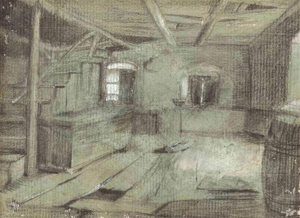Franz von Defregger Bauernstuben-Interieur