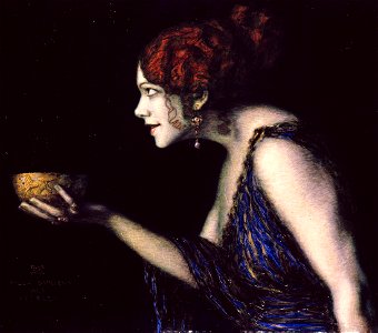 Franz von Stuck Tilla Durieux als Circe