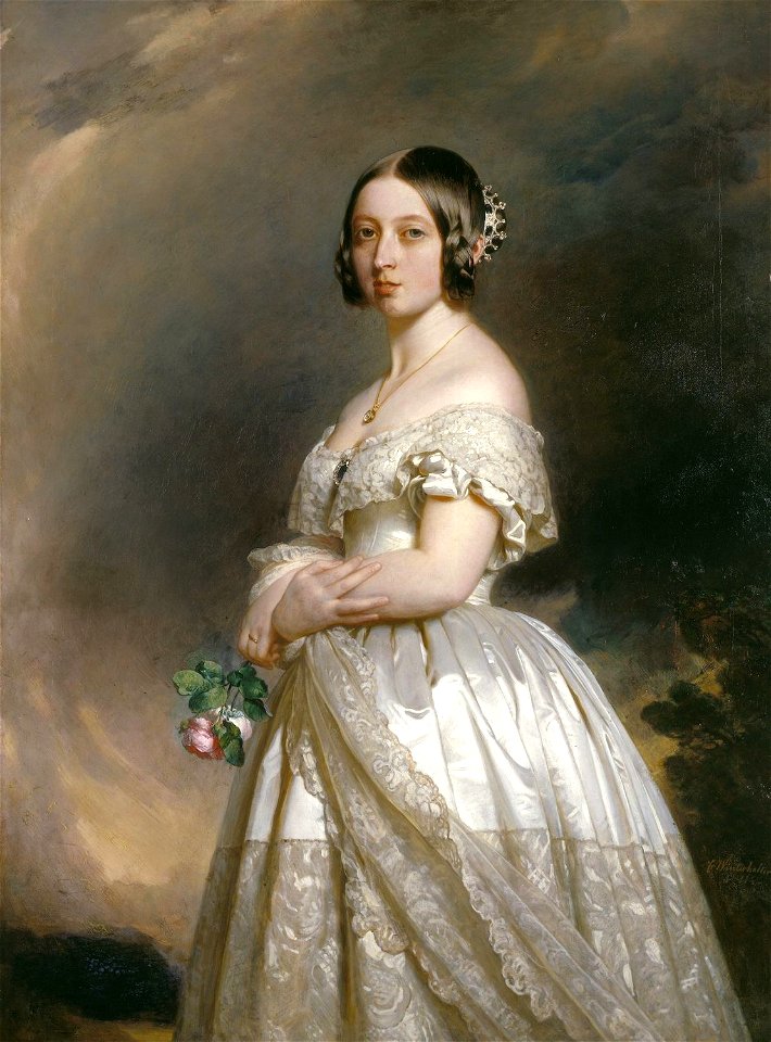 Franz Xaver Winterhalter (1805-73) - Queen Victoria (1819-1901) - RCIN 401413 - Royal Collection