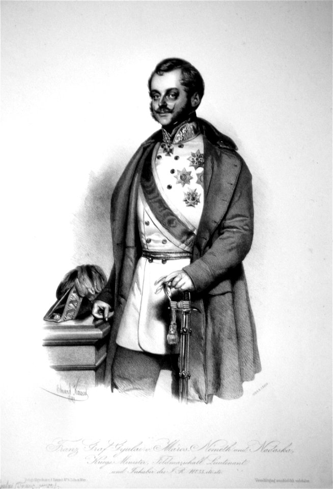 Franz von Gyulai Litho