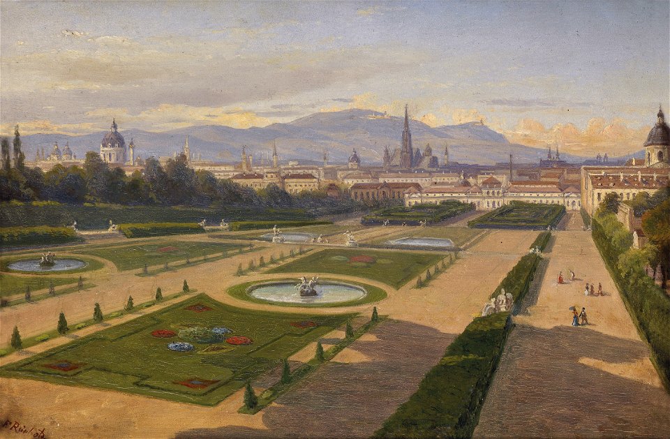 Franz Xaver Reinhold Garten des Belvedere