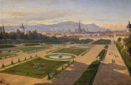 Franz Xaver Reinhold Garten des Belvedere