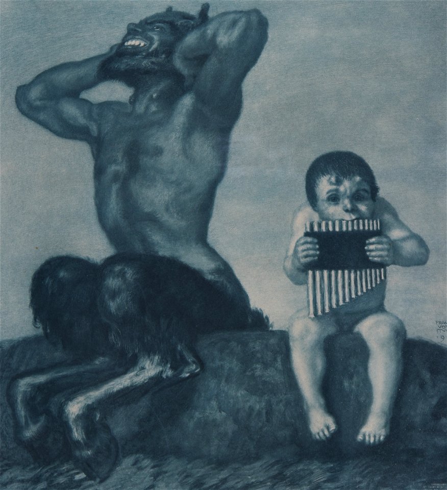 Franz von Stuck Dissonanz Heliogravur