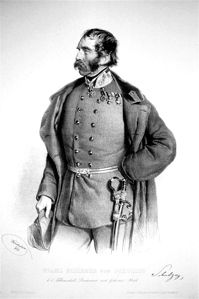 Franz von Schulzig Litho