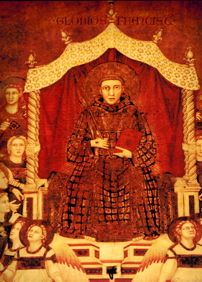 Franziskus in der Glorie
