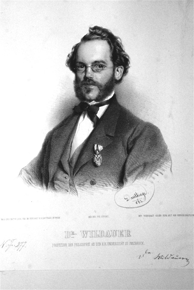 Franz von Wildauer Litho