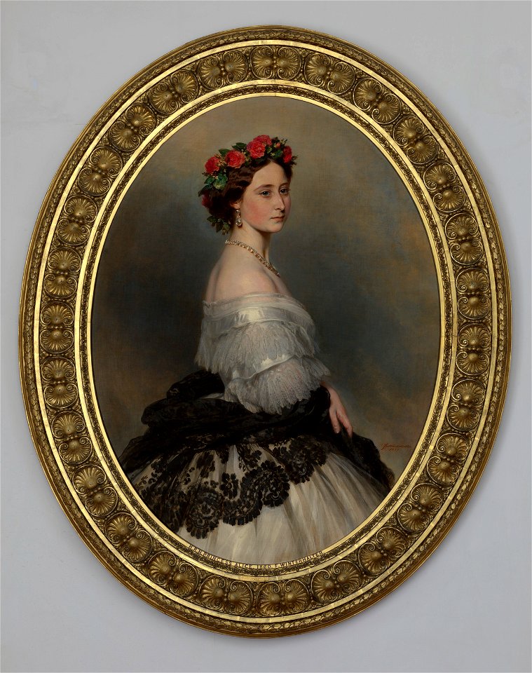 Franz Xaver Winterhalter (1805-73) - Princess Alice (1843-78), later Grand Duchess of Hesse - RCIN 404579 - Royal Collection