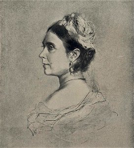 Franz von Lenbach - Kaiserin Friedrich als Kronprinzessin