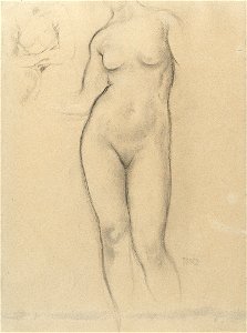 Franz von Stuck Stehender weiblicher Akt