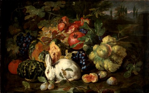 Franz Werner von Tamm - Stilleben mit weissem Kaninchen - 2615 - Staatliche Kunsthalle Karlsruhe