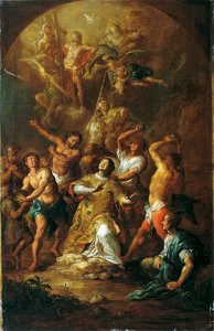 Franz Xaver Wagenschön - Steinigung des heiligen Stephanus - 2024 - Österreichische Galerie Belvedere