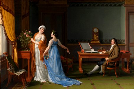 François André Vincent - Der Graf de La Forest mit Frau und Tochter - 2800 - Staatliche Kunsthalle Karlsruhe