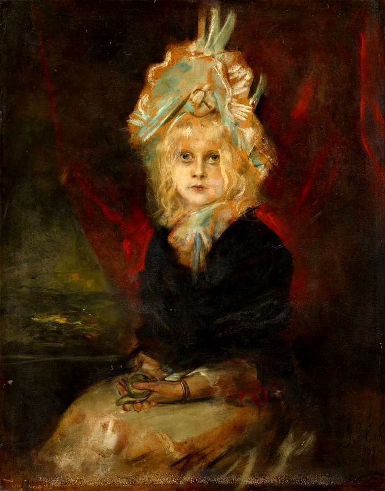 Franz von Lenbach - Portrait der Marion Lenbach, 1899