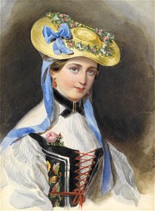 Franz Xaver Winterhalter Prinzessin Liechtenstein im Kostüm 1845
