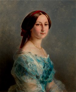 Franz Xaver Winterhalter (1805-73) - Princess Adelaide of Hohenlohe-Langenburg (1835-1900) - RCIN 405002 - Royal Collection