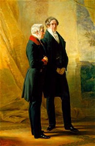 Franz Xaver Winterhalter (1805-73) - Arthur Wellesley, 1st Duke of Wellington, with Sir Robert Peel - RCIN 404841 - Royal Collection
