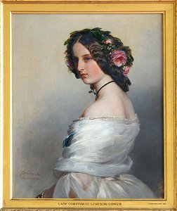 Franz Xaver Winterhalter (1805-73) - Lady Constance Leveson-Gower (1834-80), later Duchess of Westminster - RCIN 400762 - Royal Collection