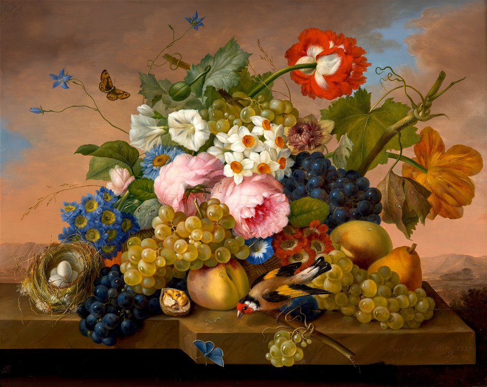 Franz Xaver Petter - Blumenstillleben - 5861 - Österreichische Galerie Belvedere