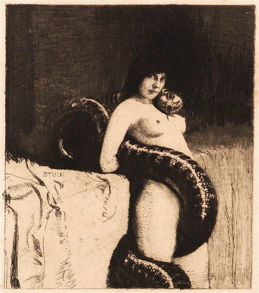 Franz von Stuck Die Sinnlichkeit c1889 cropped
