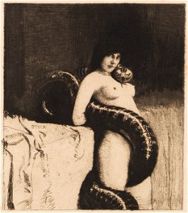 Franz von Stuck Die Sinnlichkeit c1889 cropped