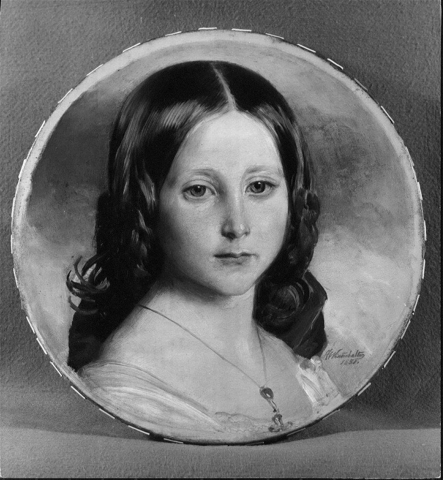 Franz Xaver Winterhalter (1805-73) - Princess Alice (1843-1878) - RCIN 401023 - Royal Collection